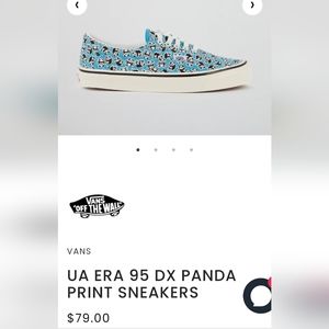 UA ERA 95 DX PANDA PRINT SNEAKERS